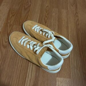 Zara Casual Suede Sneakers in Burnt Orange (size 41)